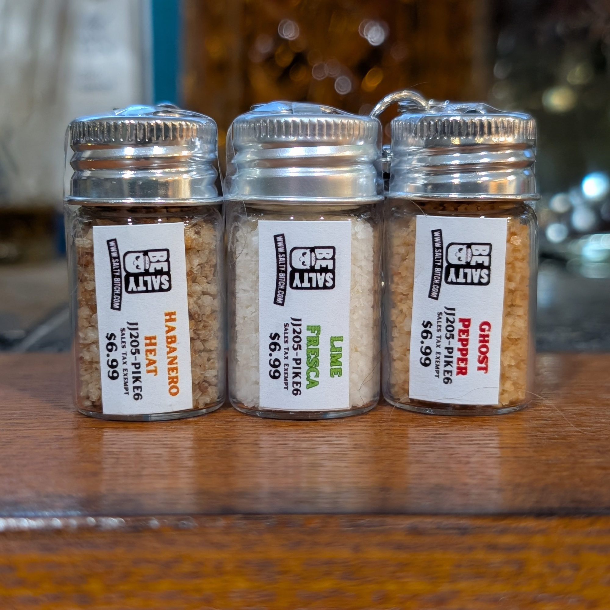 The "Emergency Salt" Keychain 3-Pack – Citrus & Heat Edition