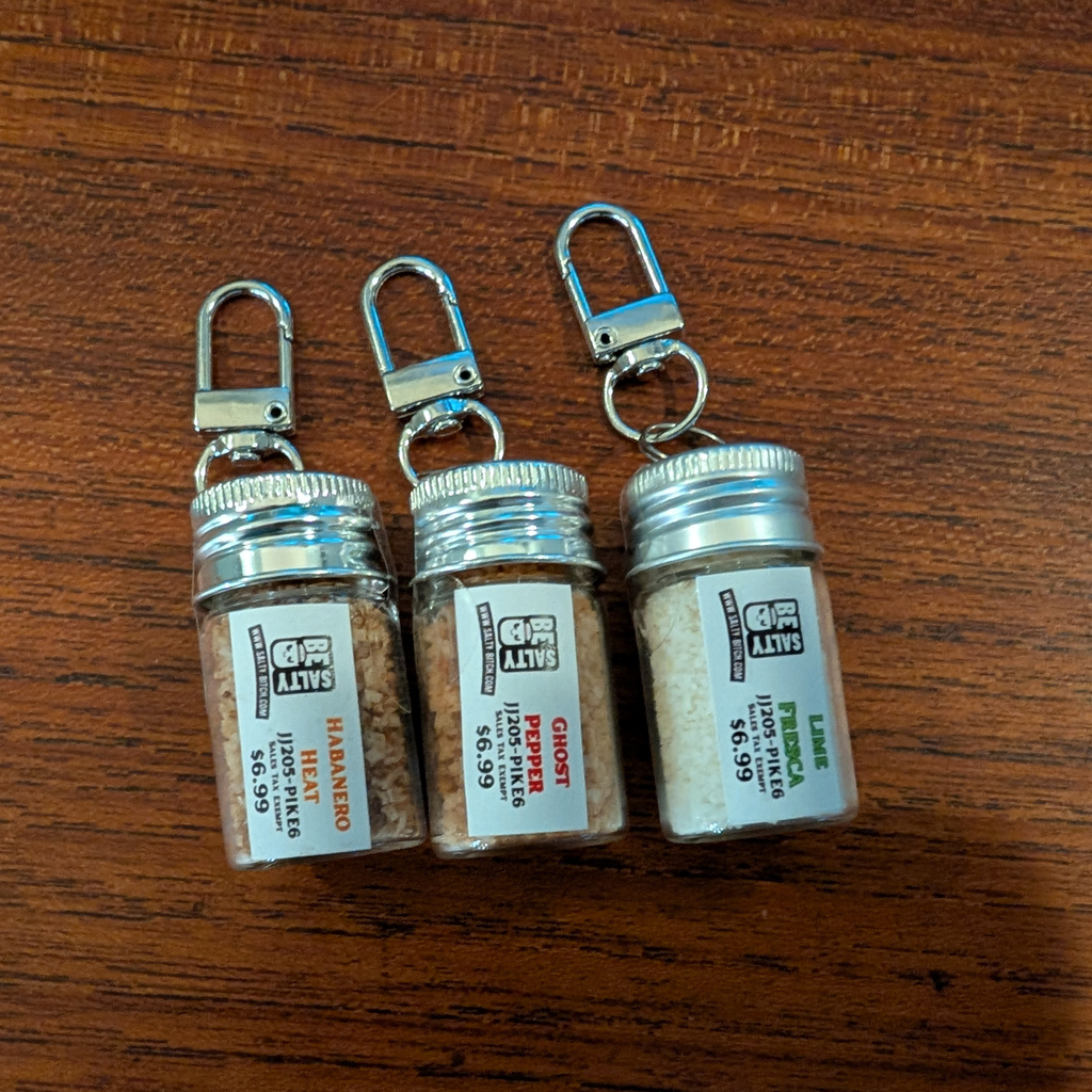 The "Emergency Salt" Keychain 3-Pack – Citrus & Heat Edition