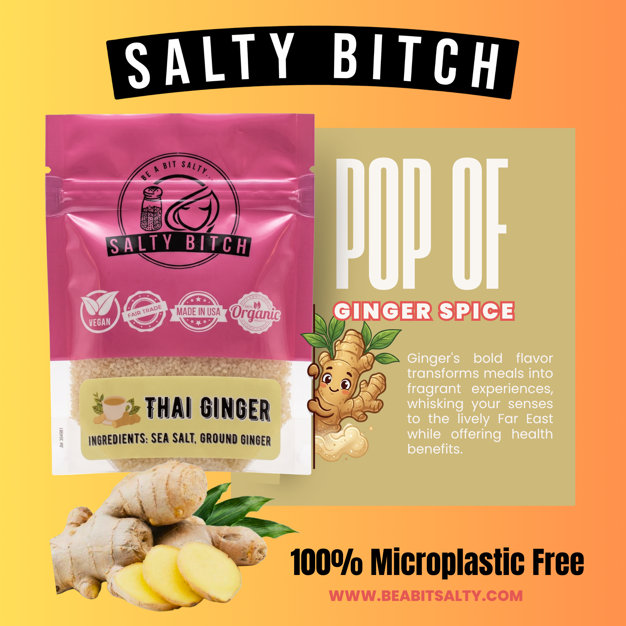 Salty Bitch Artisan Single Pouch